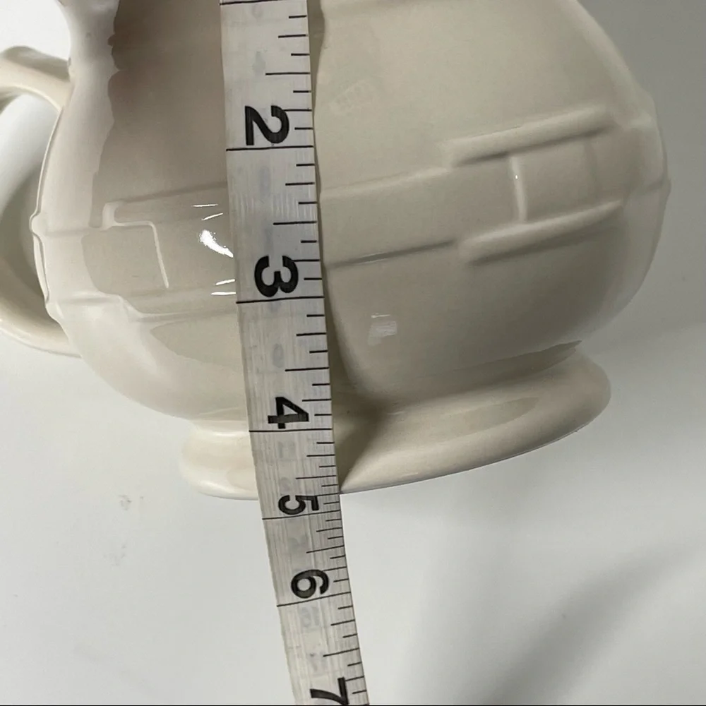 Longaberger ALL White Ceramic Pitcher